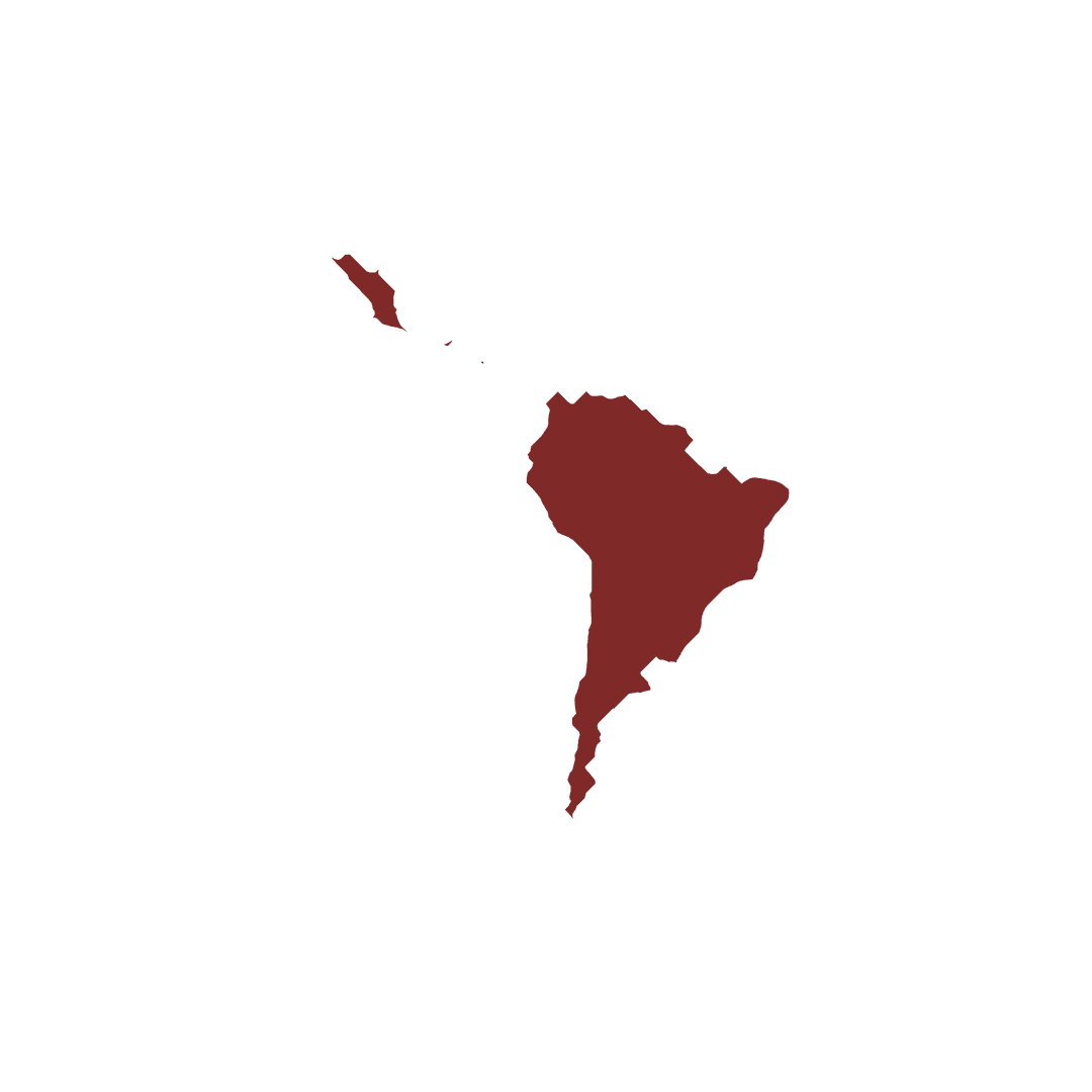 Mapa da América Latina